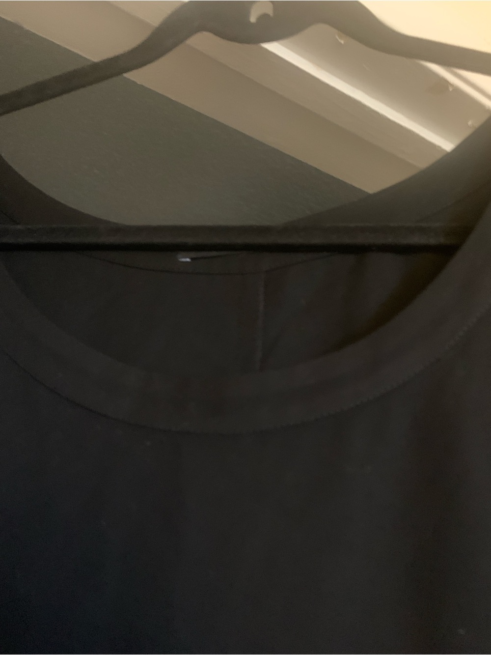 Men's Black Crew Neck Shirt